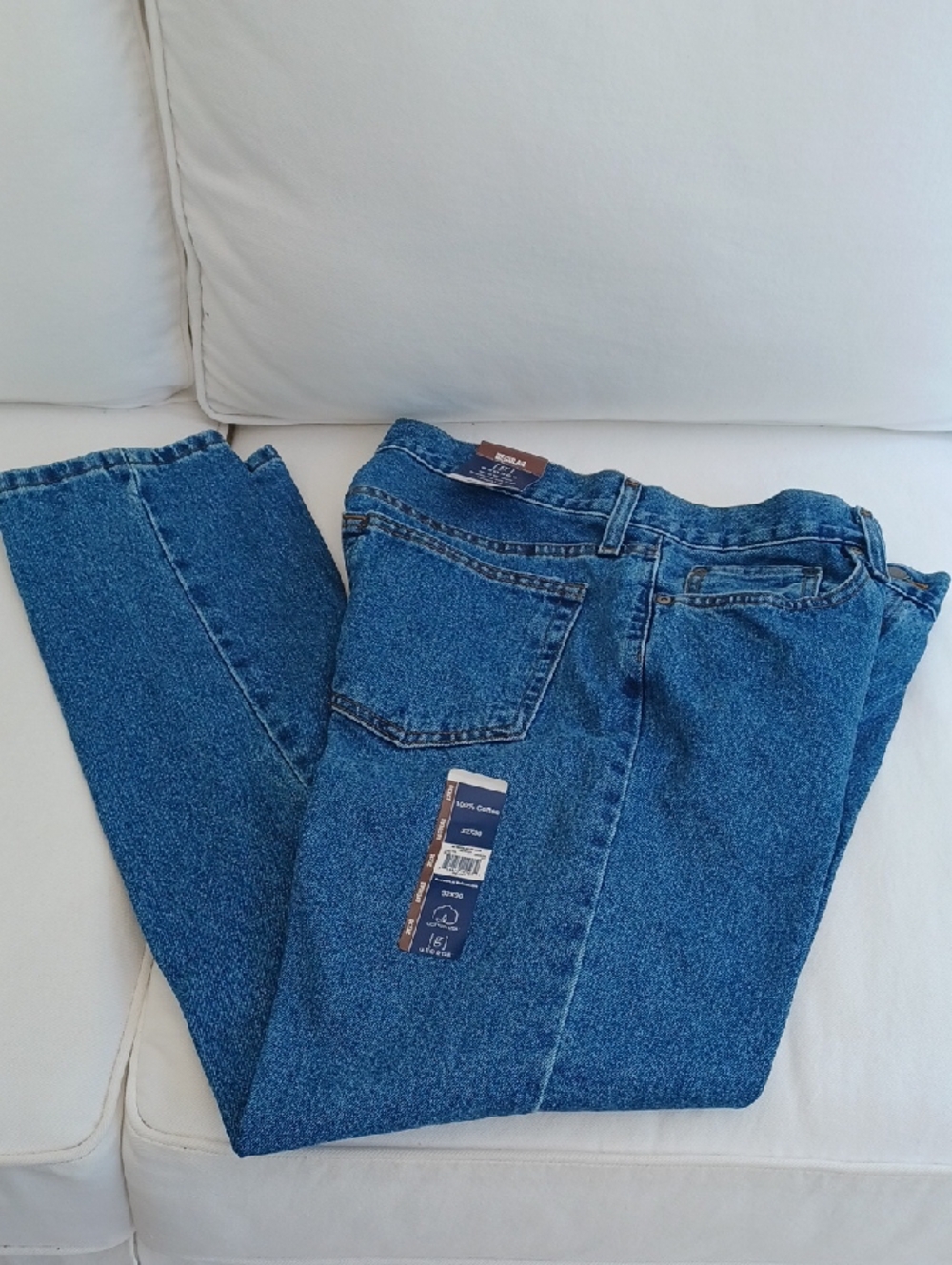 NWT George Men's Straight Leg Blue Denim Jeans